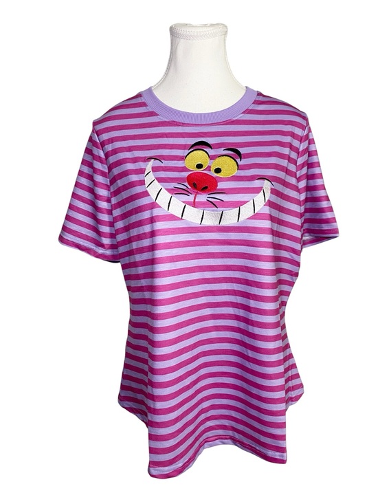 Disney Tops - Unique Vintage Disney Cheshire Cat Striped Top Plus Size 2X NWT